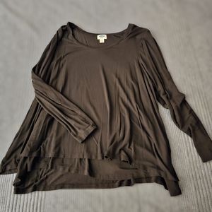 Maternity, nursing, long sleeve, black tee size XXL from Old Navy